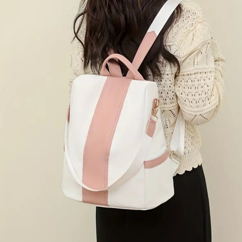 New leather backpack